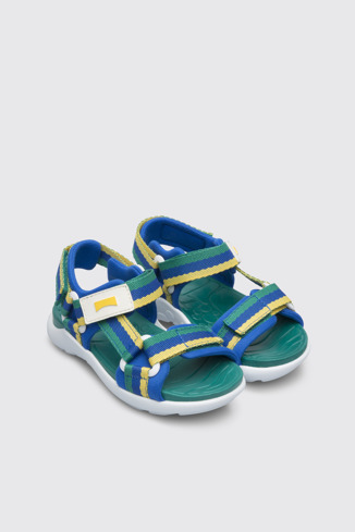 Front view of Wous Multicoloured sandal for boys