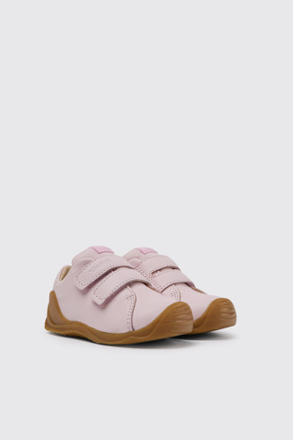 Dadda Sneakers rosas de piel para niños