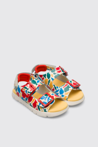 Alternative image of K800429-003 - Oruga - Multicoloured sandal for kids.