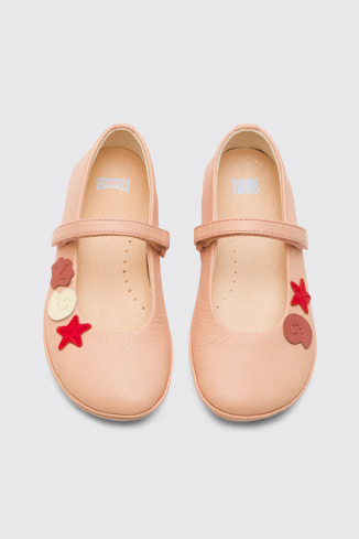 Alternative image of K800435-002 - Twins - Pink TWINS ballerina shoe for girls.