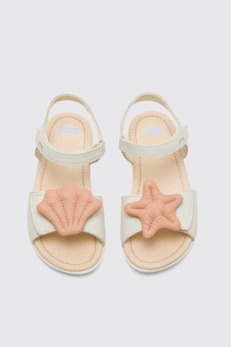Alternative image of K800448-002 - Twins - White TWINS sandal for girls.