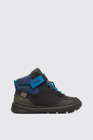 Side view of Ergo Blue ankle boot for boys