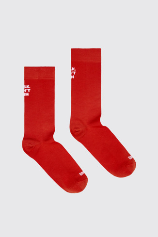 Socks PYRATEX Rote mittellange Socken aus Seacell