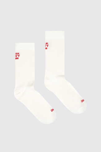 Socks PYRATEX Weiße mittellange Socken aus Seacell