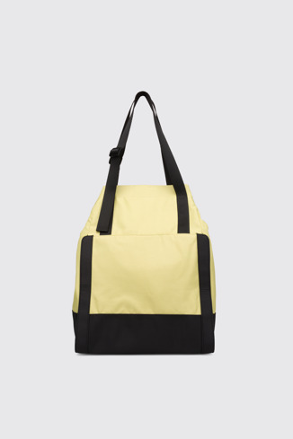 Back view of Vim Yellow Shoulder Bags for Unisex