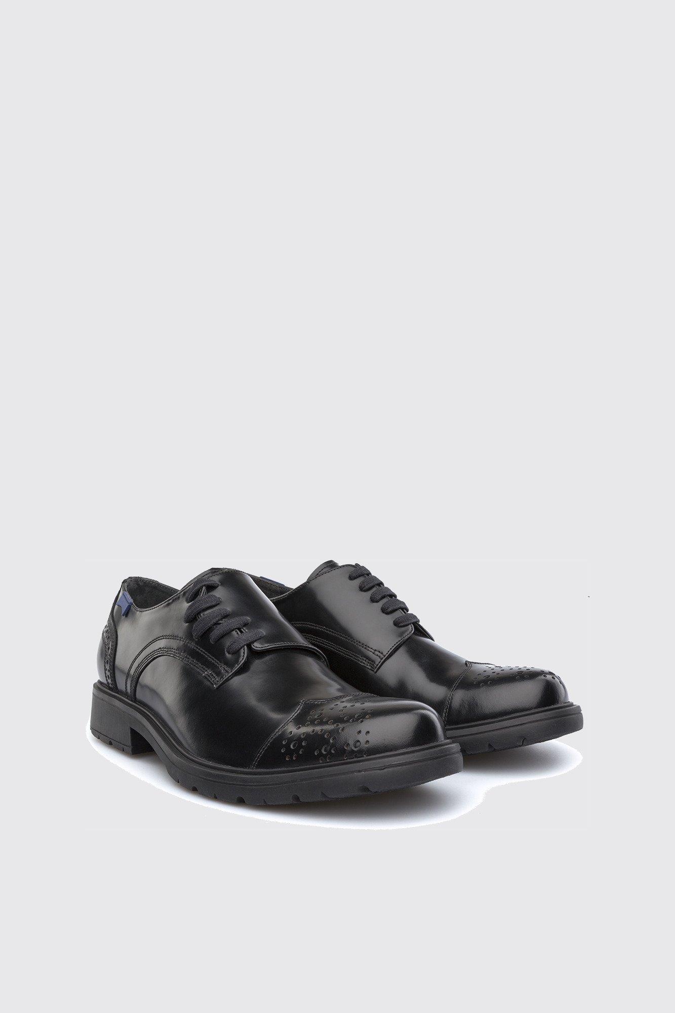 【美品】【箱付き】Camper TWINS 38サイズ24.5相当 ブラック 美品】【箱付き】Camper TWINS 38サイズ24.5相当 ブラック