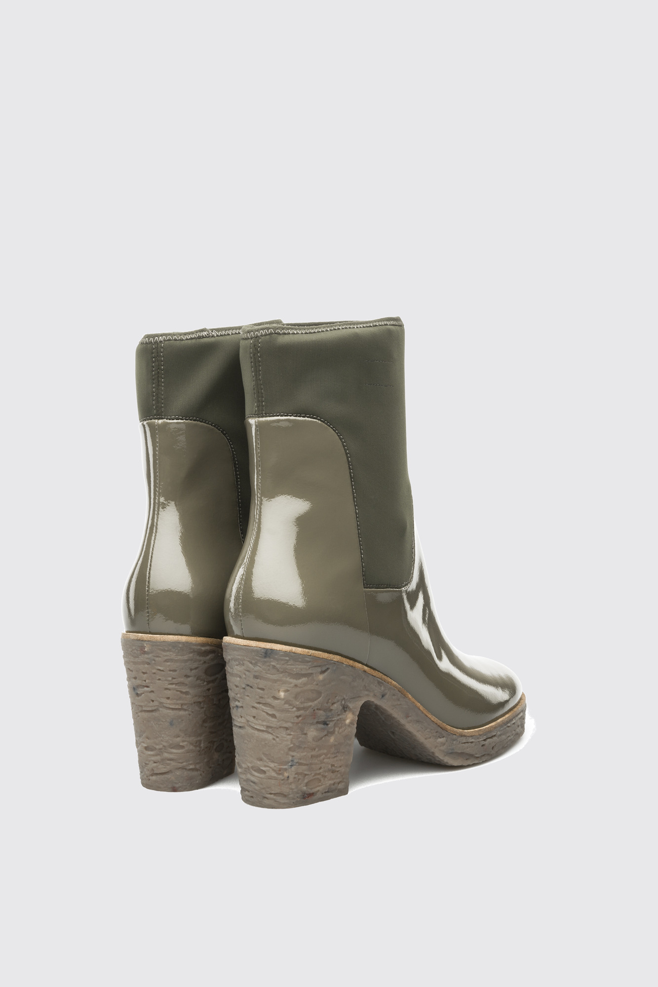 Camper Together Green Ankle Boots for Women - Autumn/Winter