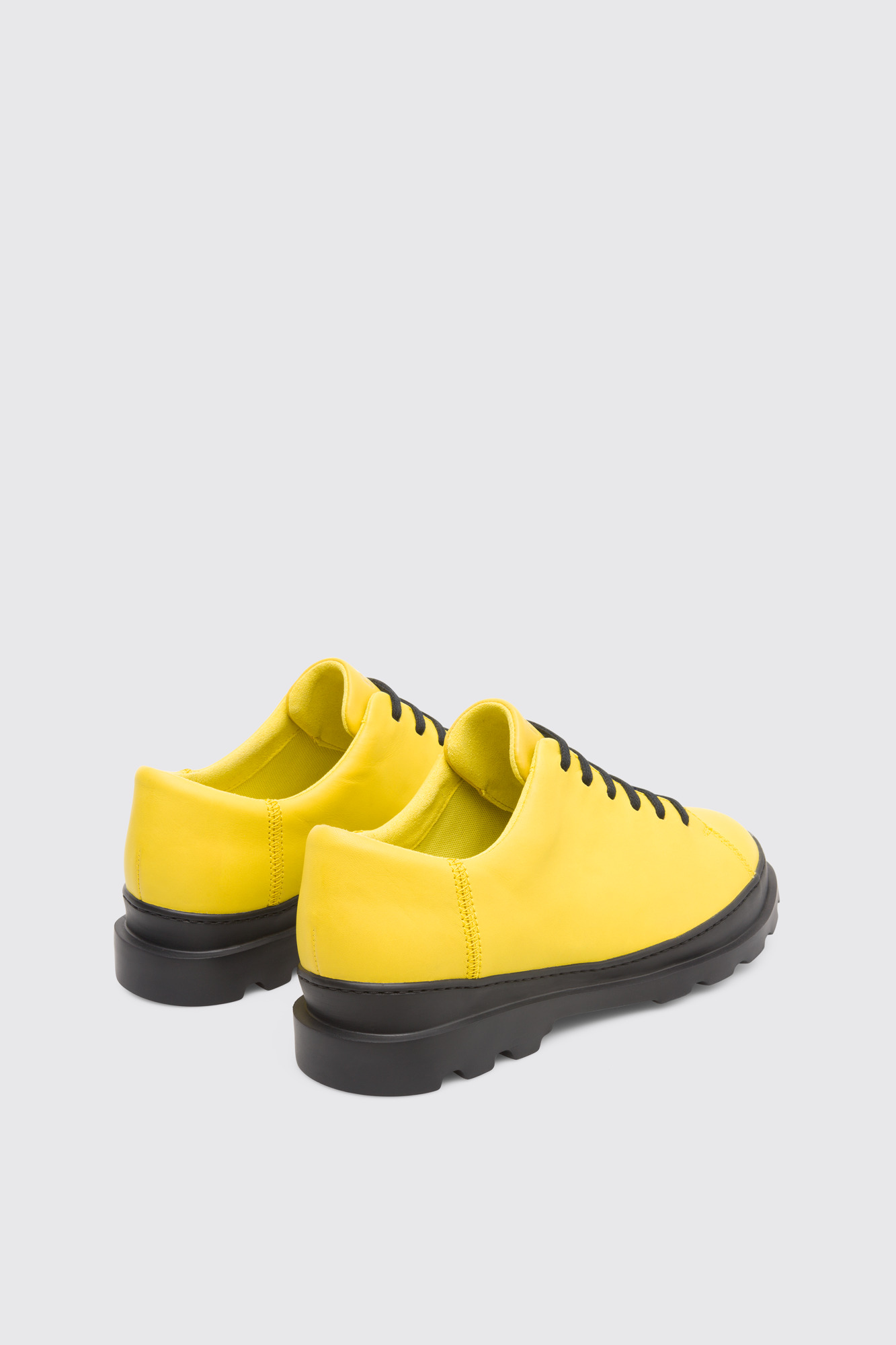 camper yellow shoes