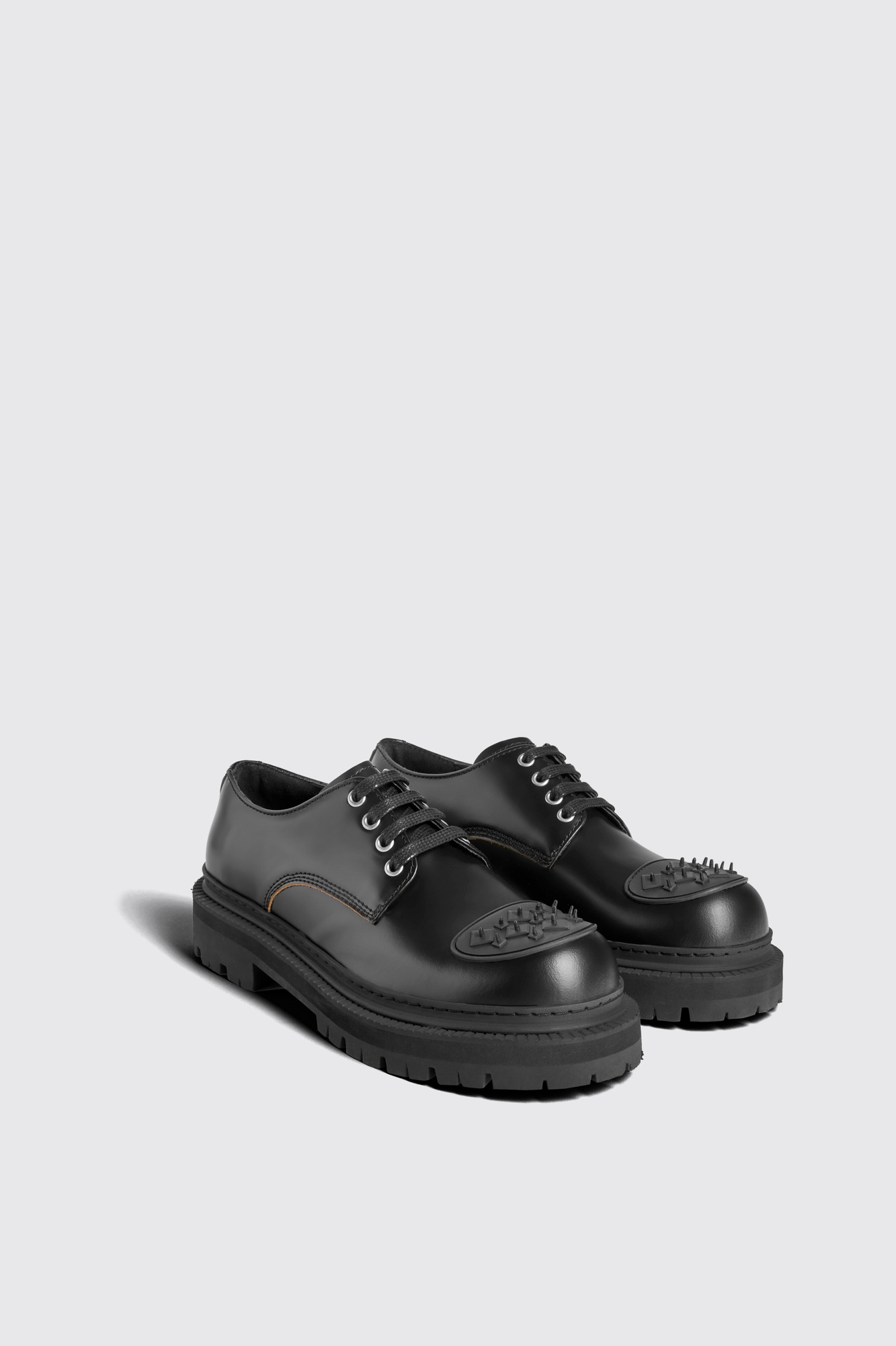 camperlab eki カンペールラボ ダービーシューズ 黒 紫 40 camperlab eki カンペールラボ ダービーシューズ 黒 紫 40