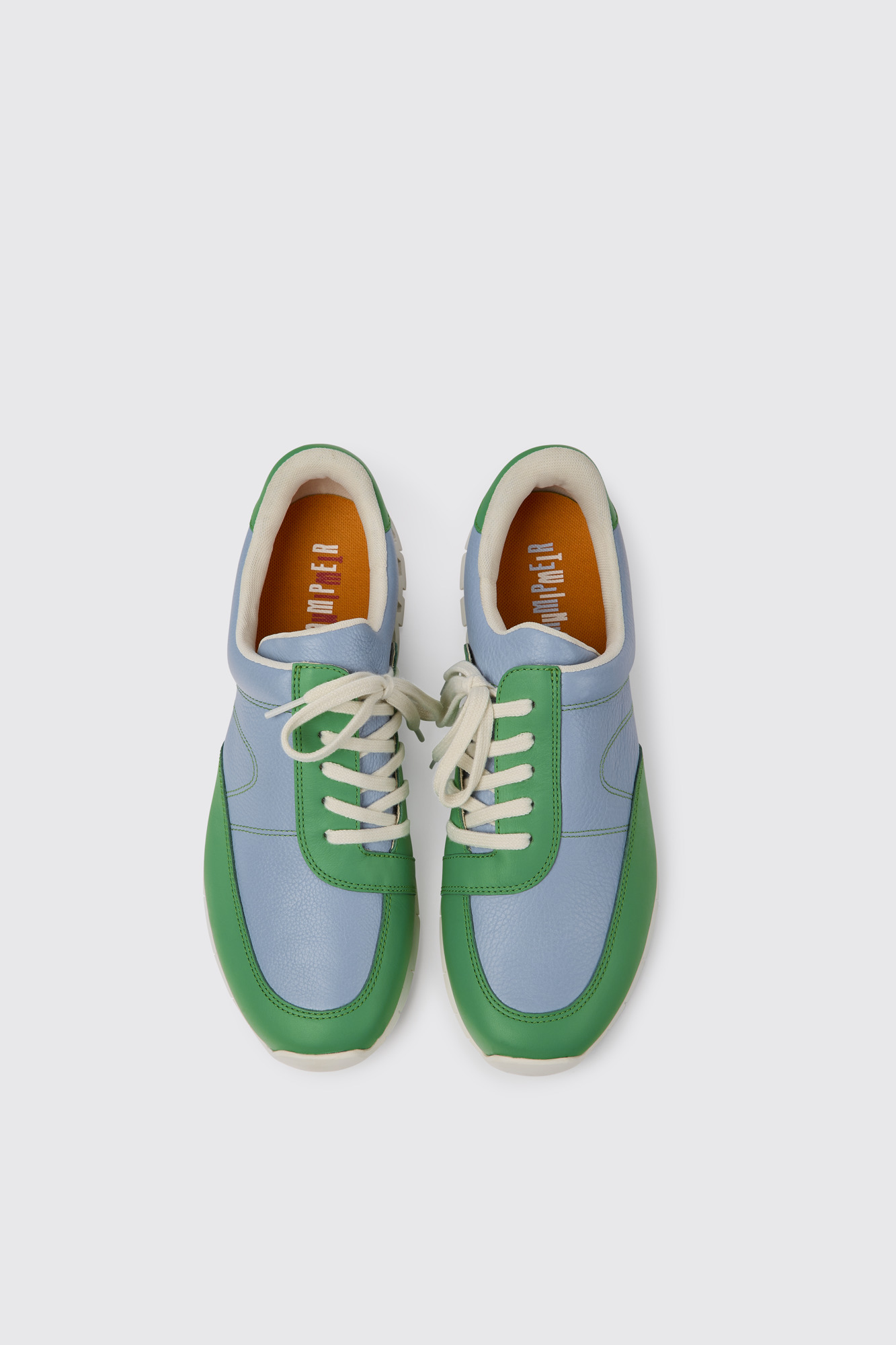 【レア】カンペールCAMPER Hella Jongeriusブルーグリーン36 カンペール CAMPER TWINS / スニーカー （マルチカラー） -waja