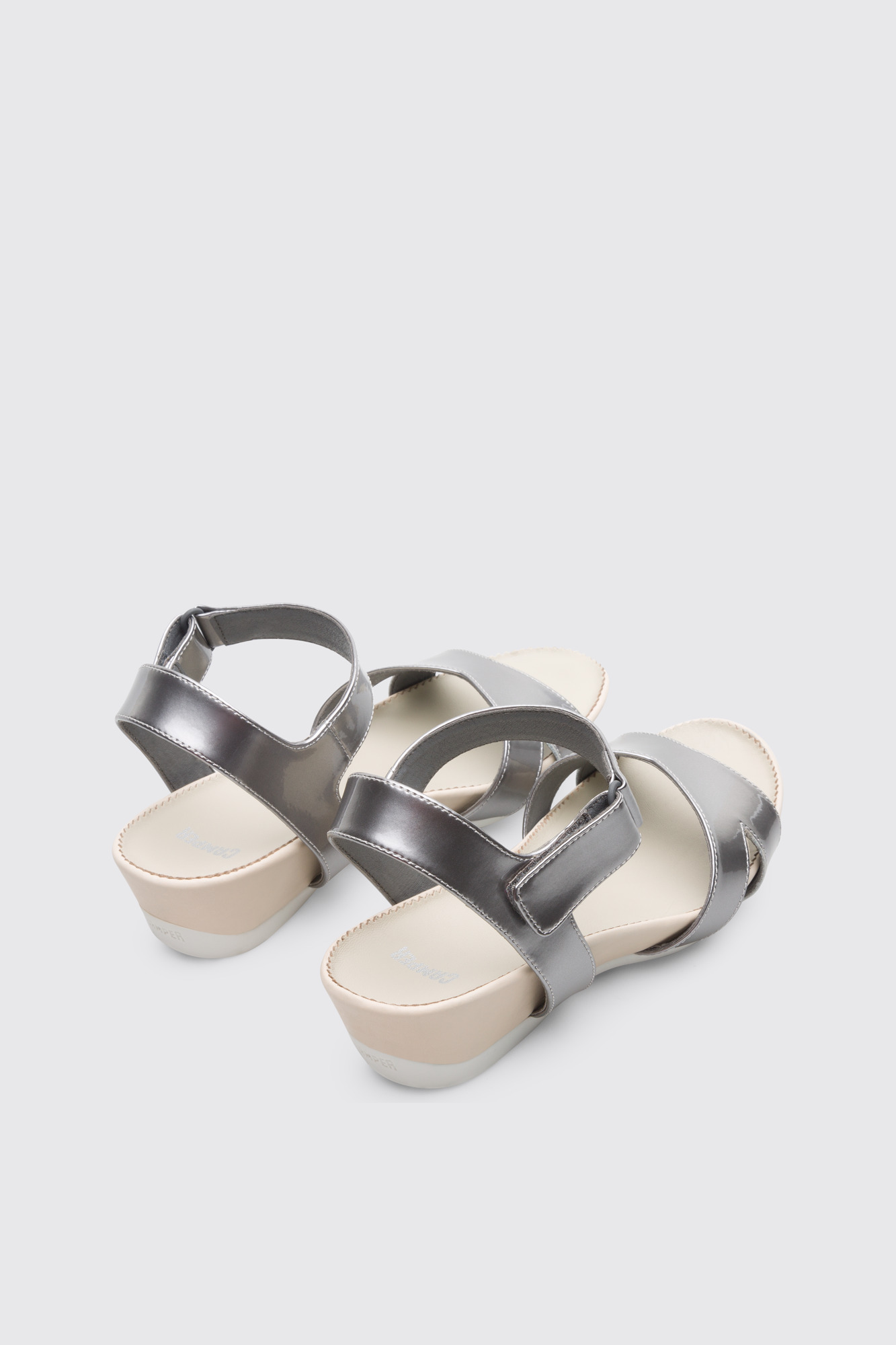 Profeet trui Een zekere MICRO Grey Sandals for Women - Spring/Summer collection - Camper Namibia