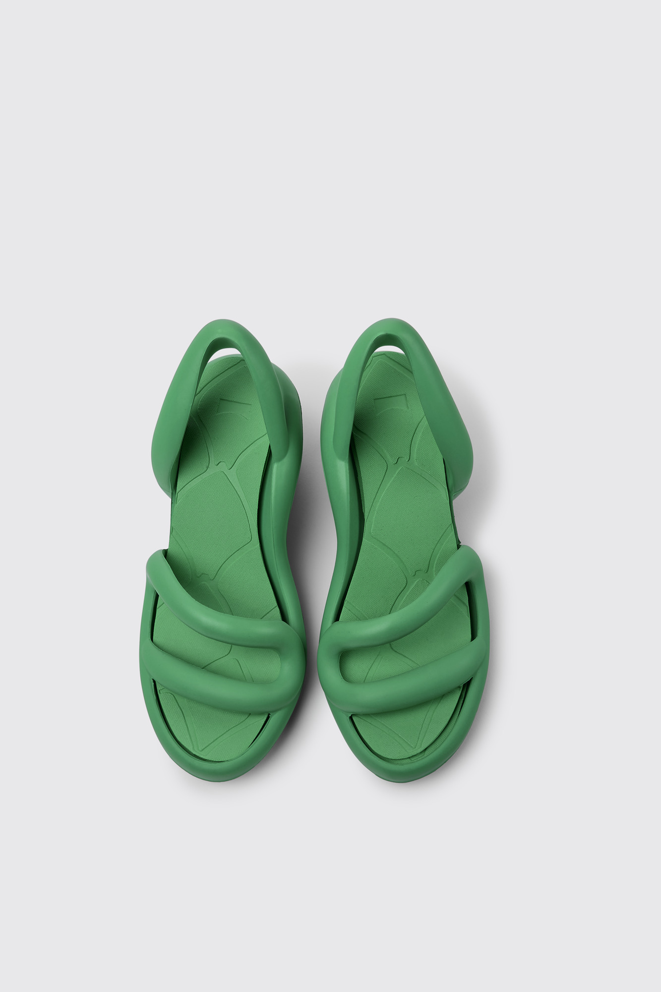 Kobarah Green Sandals for Women - Spring/Summer collection