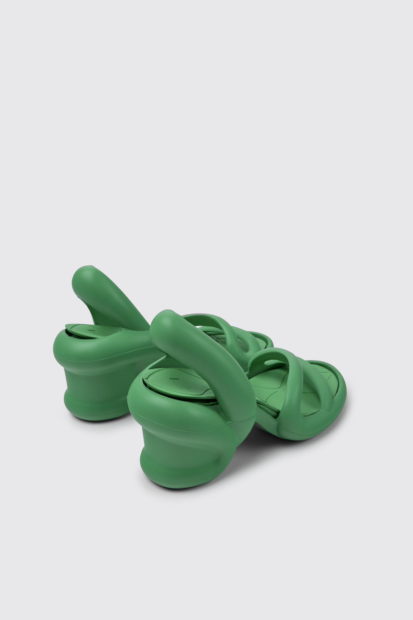 Kobarah Green Sandals for Women - Autumn / Winter collection