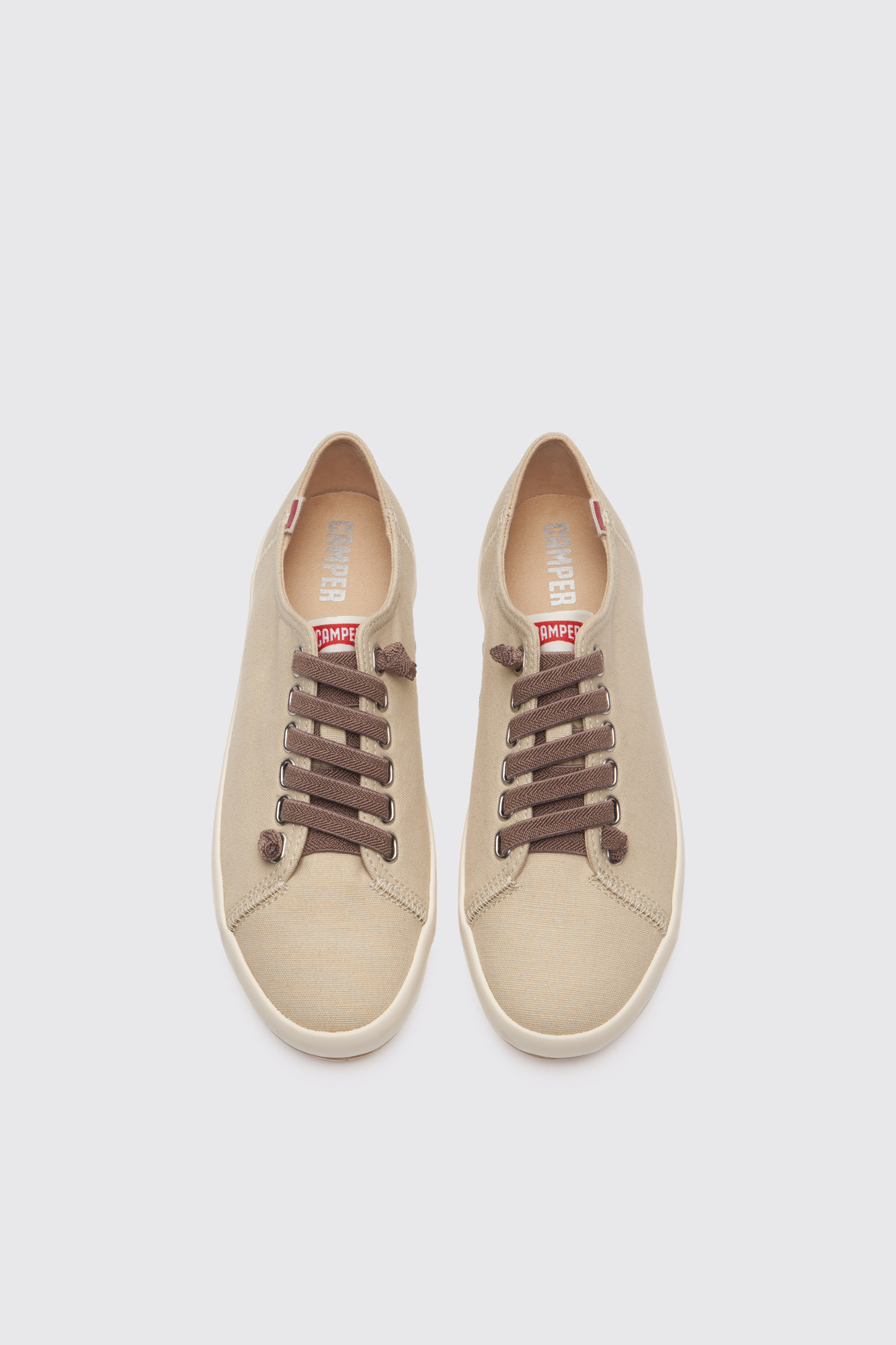 【関税&送料込】Camper Sneakers Beige Peu Beige Sneakers for Women - Spring/Summer collection