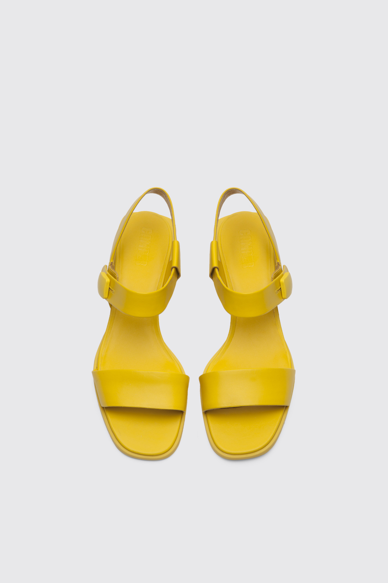 camper yellow sandals