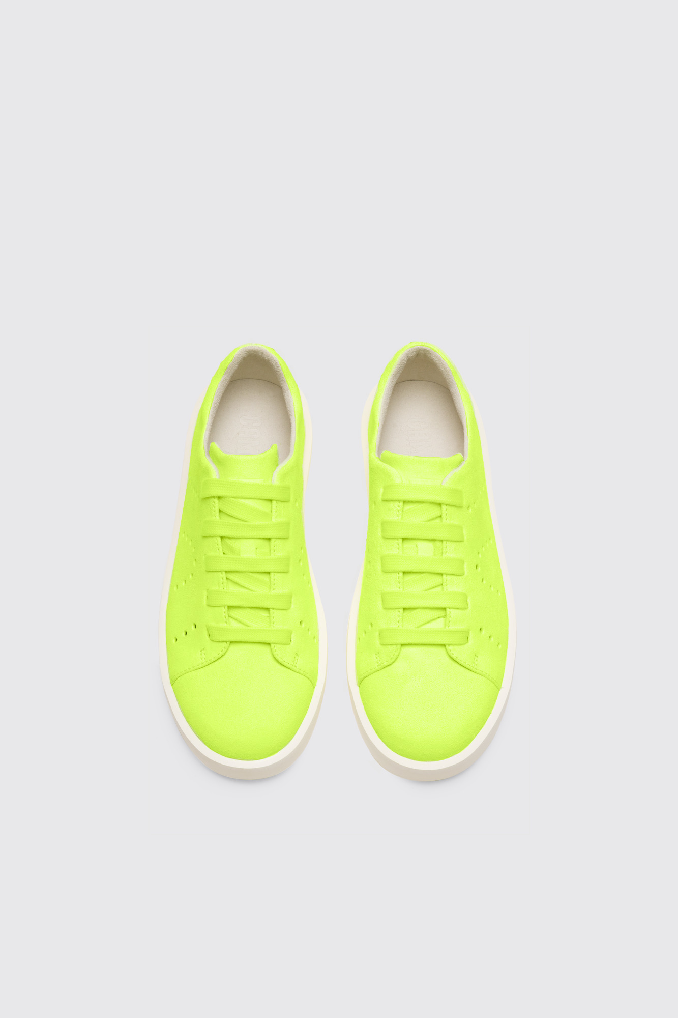 Courb Yellow Sneakers for Women - Fall/Winter collection - Camper Belgium
