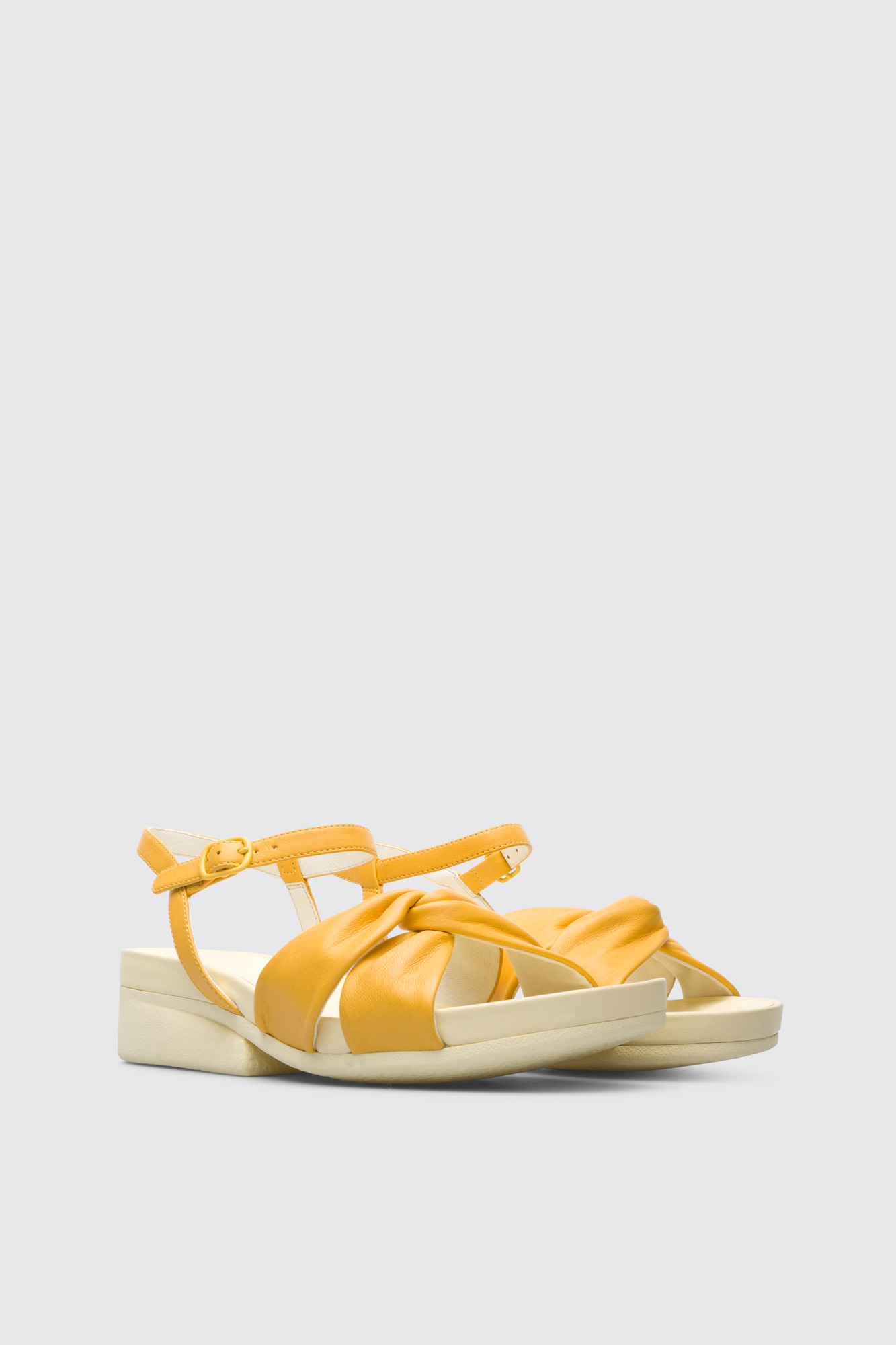 yellow sandals new look