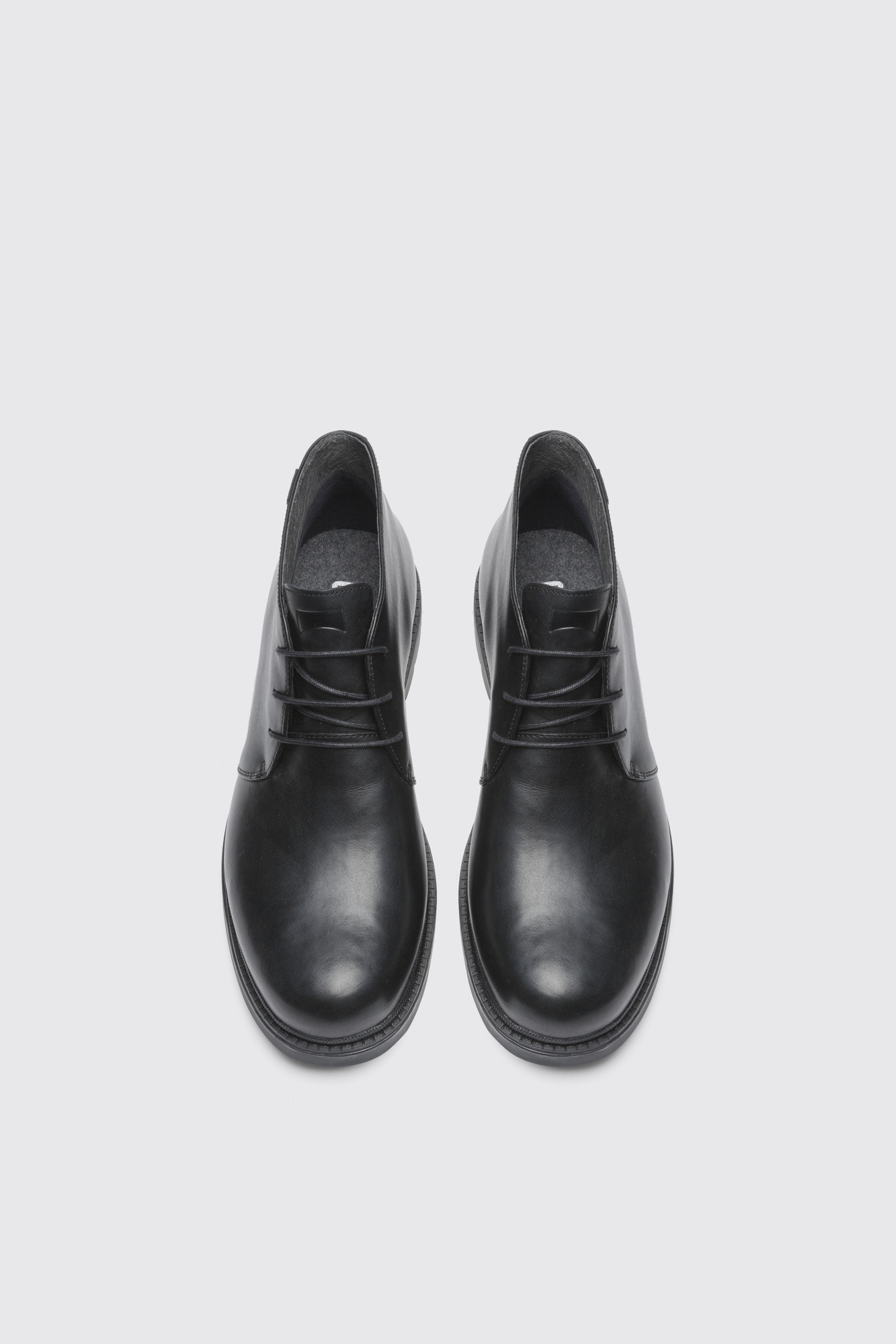 HARDWOOD Black Formal Shoes for Men - Camper Shoes