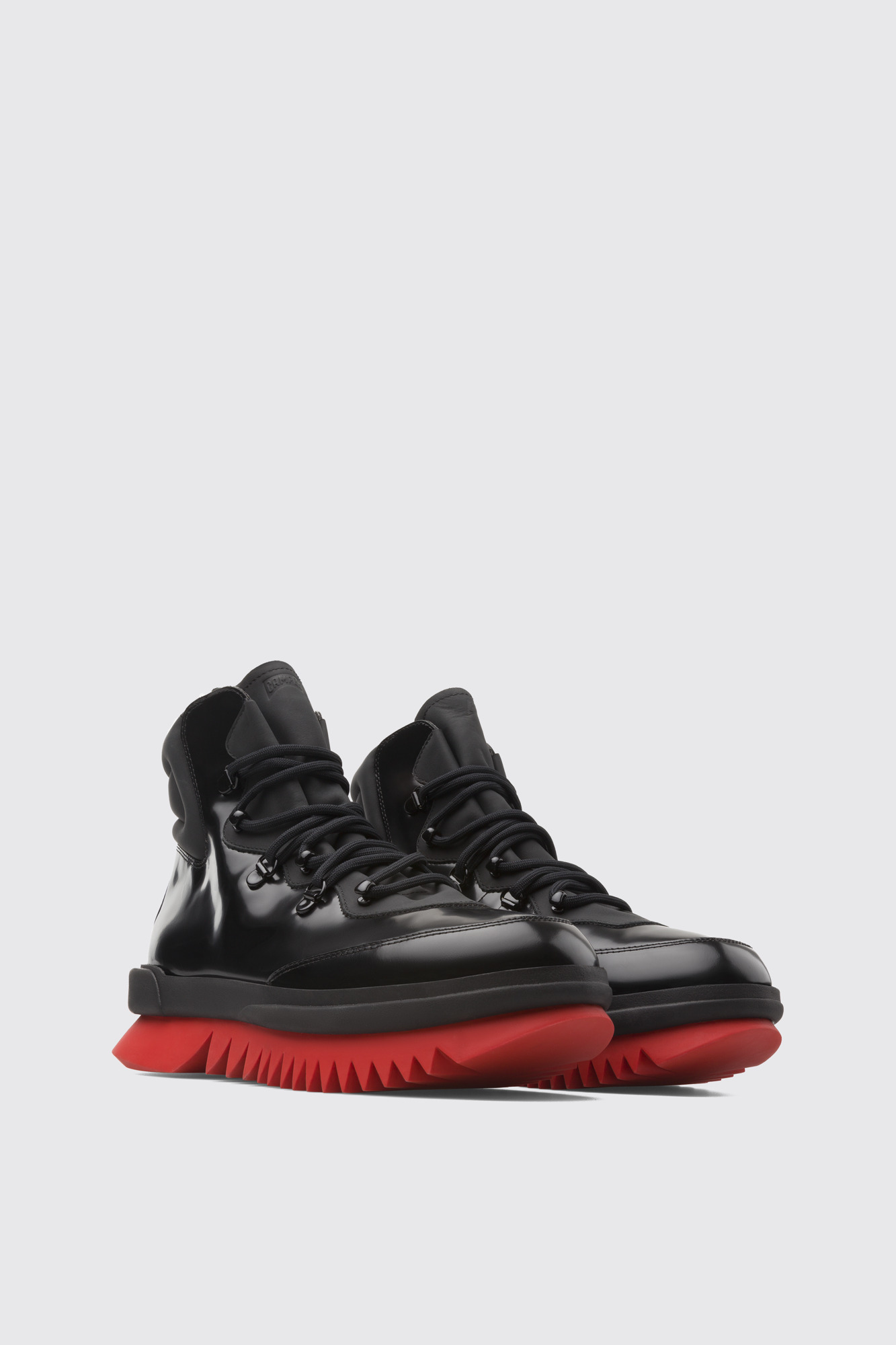 camper rex leather & suede boot