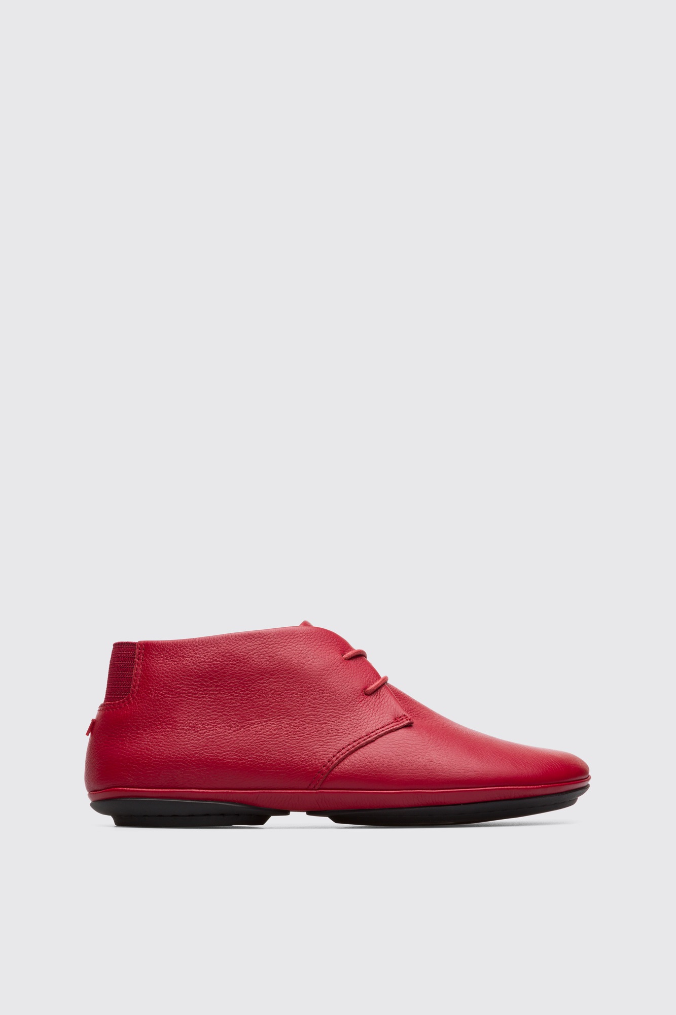 ショートブーツ・ブーティ CAMPER Woman Flat ankle boots Burgundy K400313-016 RIGHT K400313-016_DF.jpg
