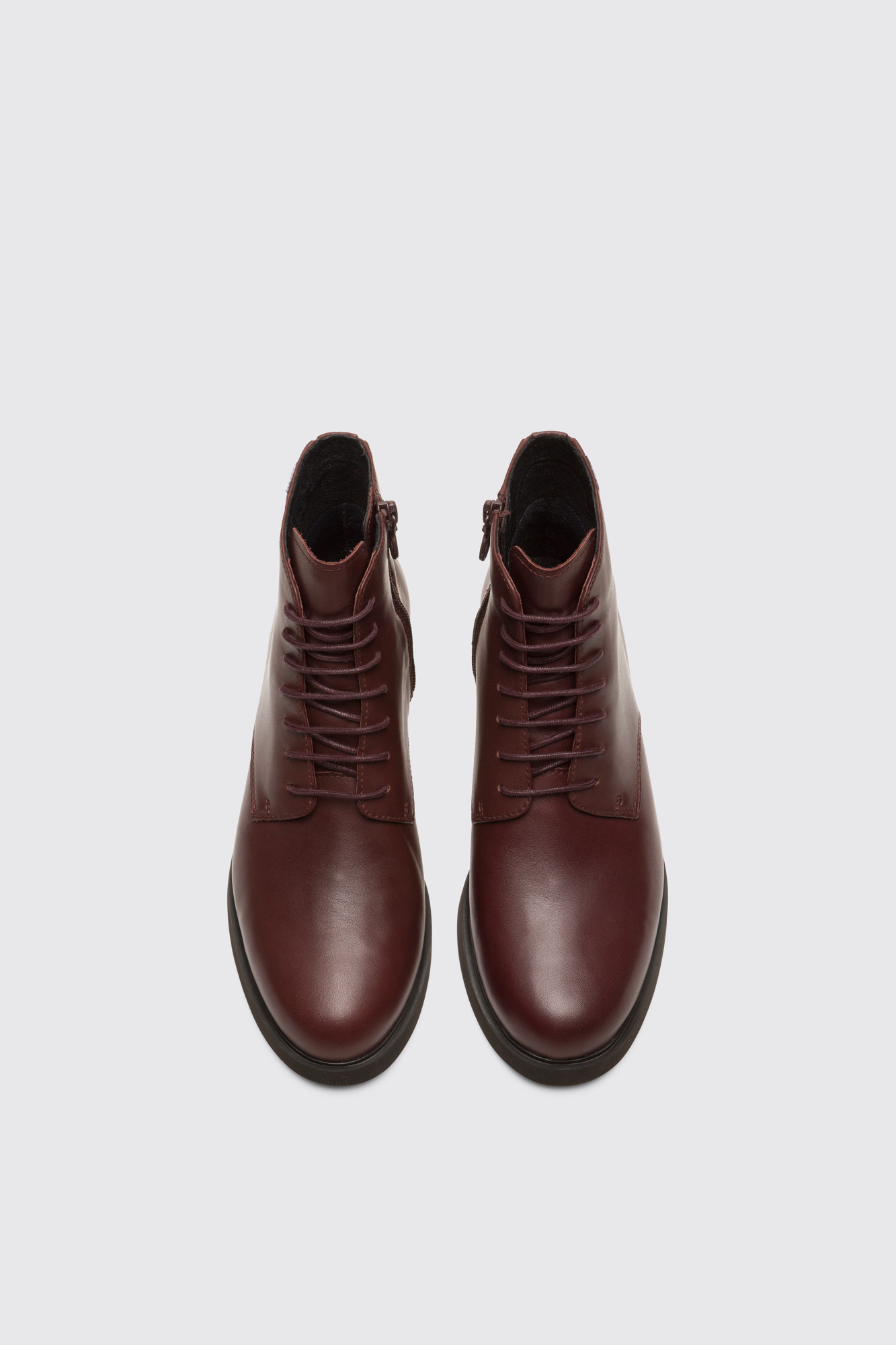 Iman Burgundy Ankle Boots for Women - Spring/Summer