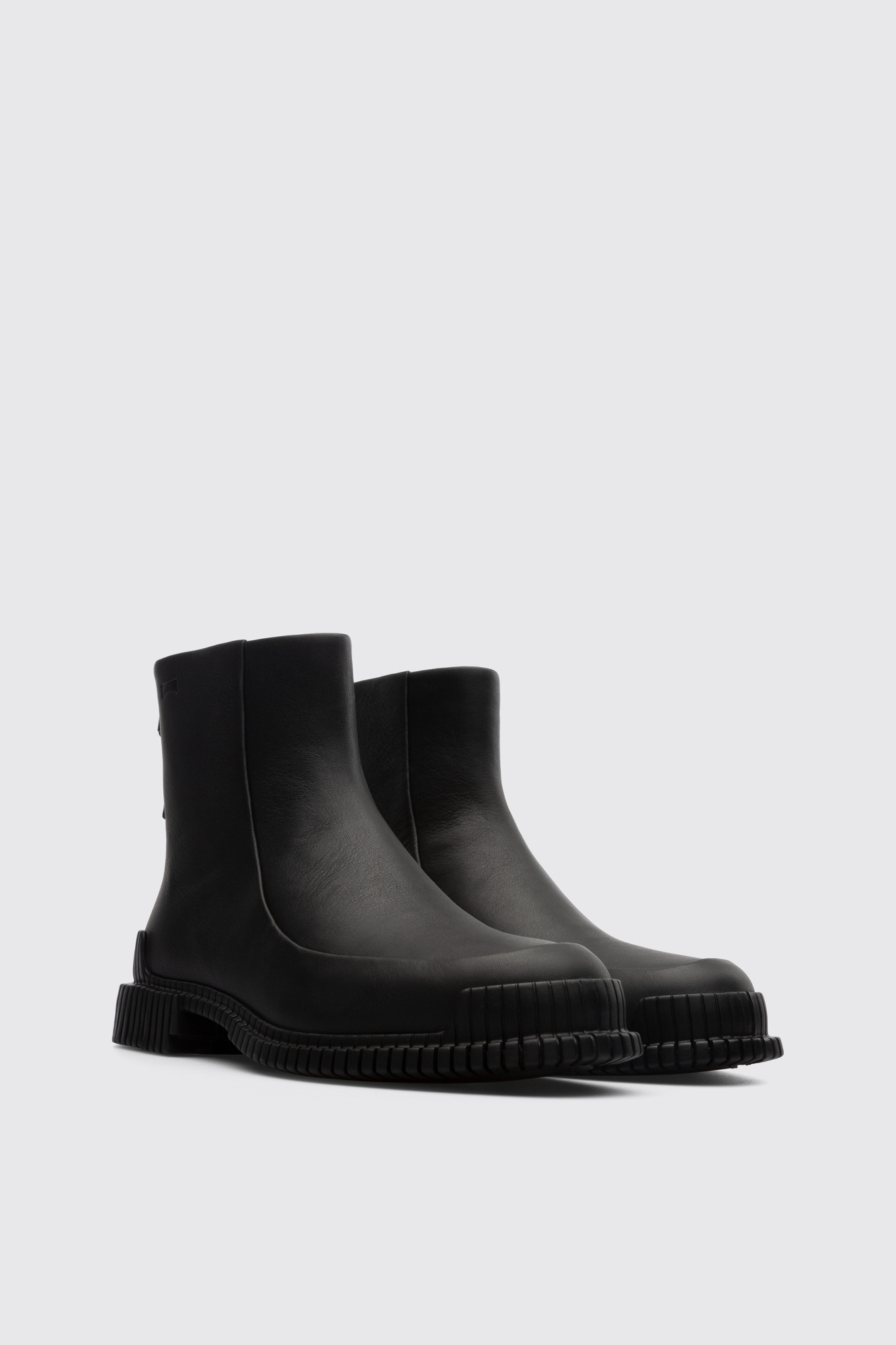 靴 CAMPER Pix Black Leather Ankle Boots Pix Black Ankle Boots for Women - Spring/Summer collection