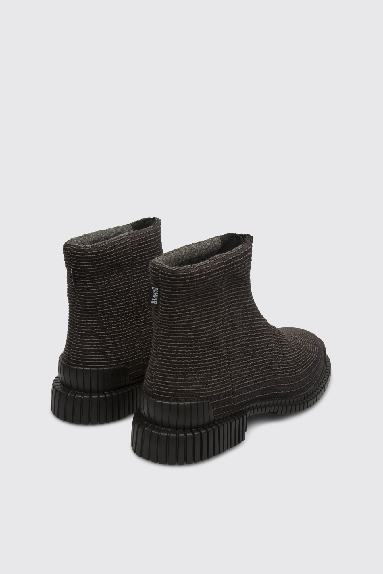靴 CAMPER Pix Black Leather Ankle Boots Pix Black Ankle Boots for Women - Spring/Summer collection