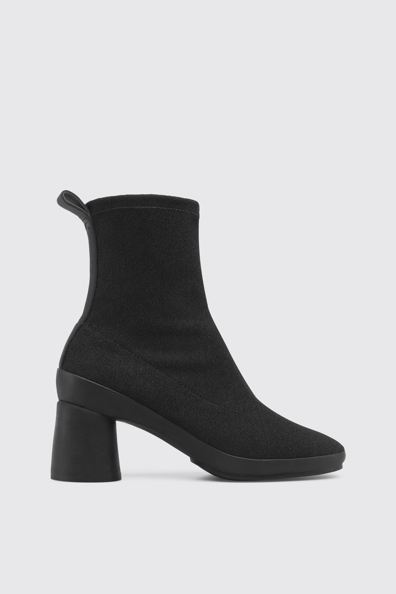 black velvet booties ankle