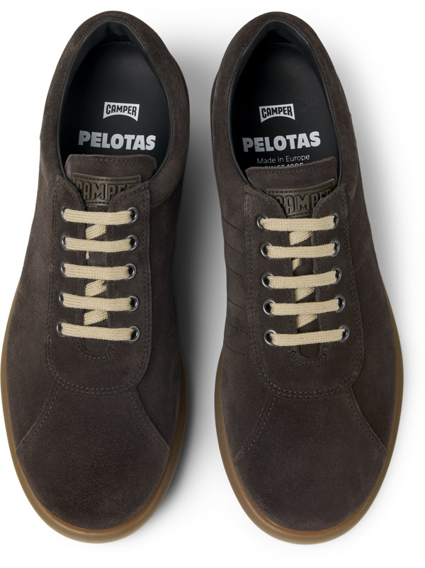  CAMPER Pelotas - Casual παπούτσια Για Ανδρικα - Γκρι, Μέγεθος 42, Suede - 5