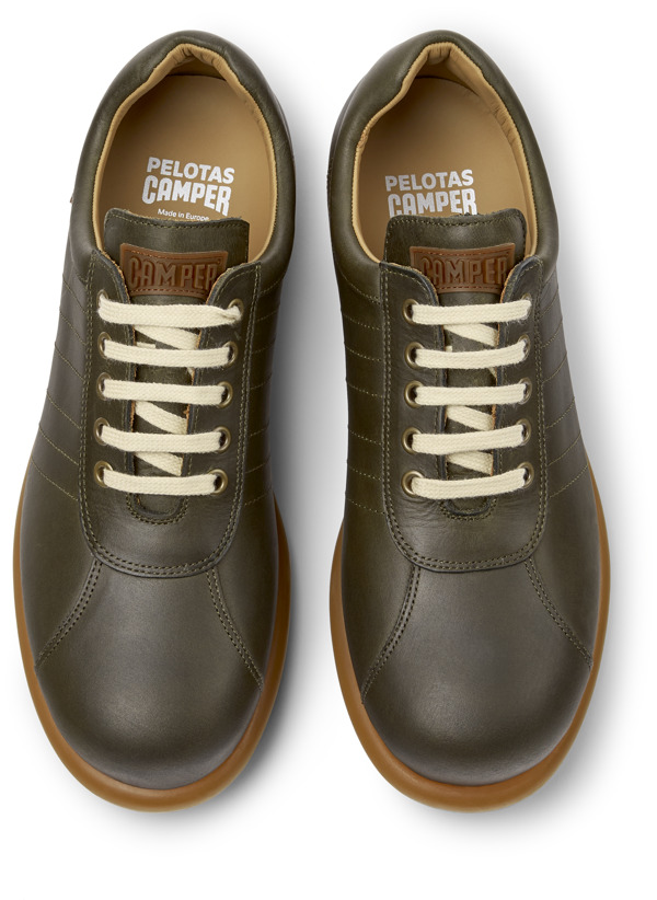  CAMPER Pelotas - Casual παπούτσια Για Ανδρικα - Πράσινο, Μέγεθος 40, Suede - 5