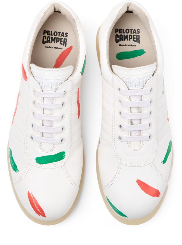  CAMPER Pelotas - Casual παπούτσια Για Ανδρικα - Λευκό, Μέγεθος 40, Smooth leather - 5