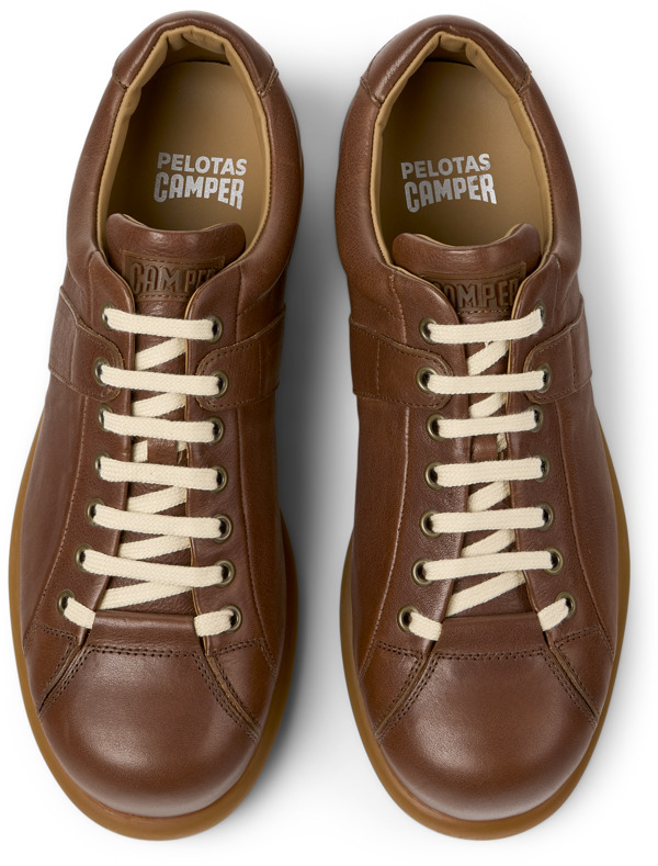  CAMPER Pelotas - Casual παπούτσια Για Ανδρικα - Καφέ, Μέγεθος 39, Smooth leather - 5