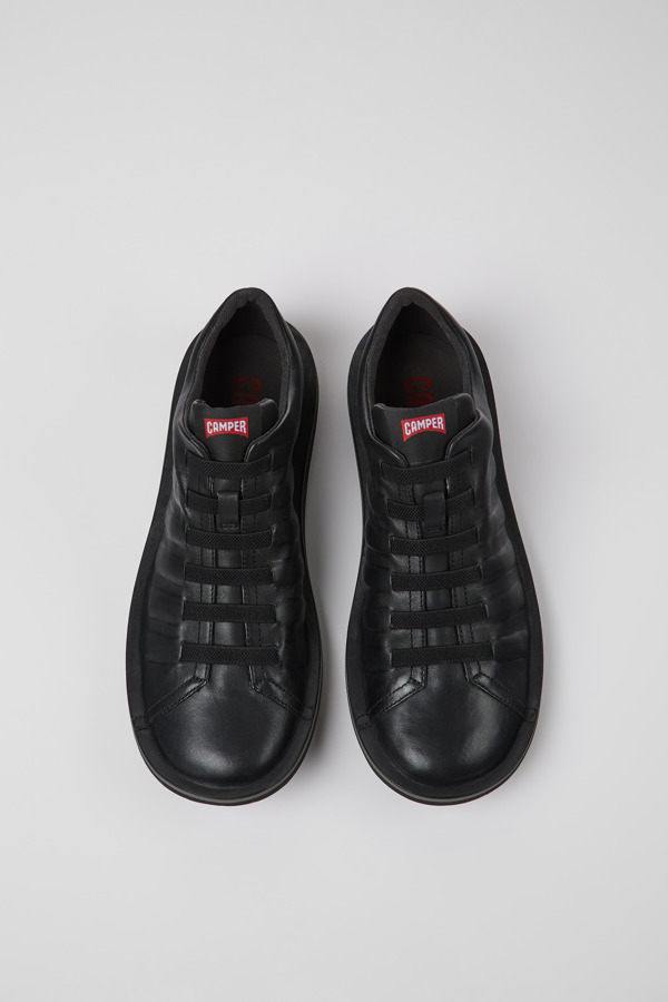 CAMPER Beetle - Lässige Schuhe Für Herren - Schwarz, Größe 45, Glattleder