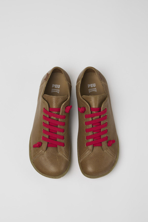 CAMPER Peu - Lässige Schuhe Für Damen - Braun, Größe 39, Glattleder
