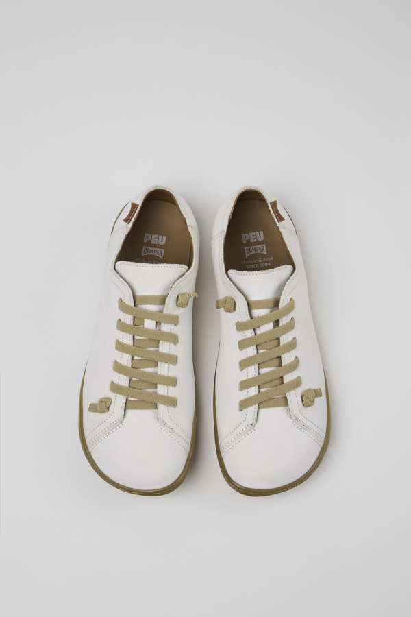 CAMPER Peu - Lässige Schuhe Für Damen - Weiß, Größe 36, Glattleder