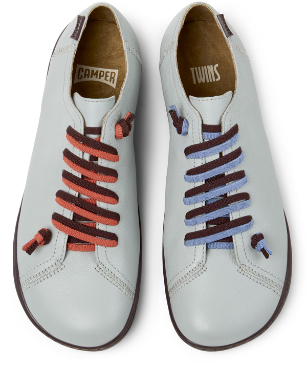 CAMPER Twins - Casual παπούτσια Για Γυναικεία - Γκρι, Μέγεθος 36, Smooth leather - 5