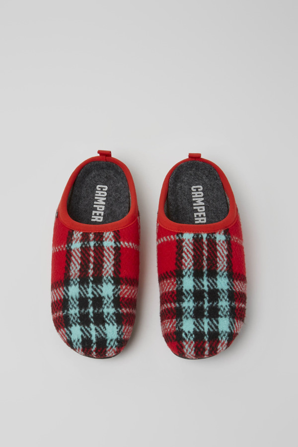 CAMPER Wabi - Slippers For Women - Red,Blue,Black, Size 36, Cotton Fabric