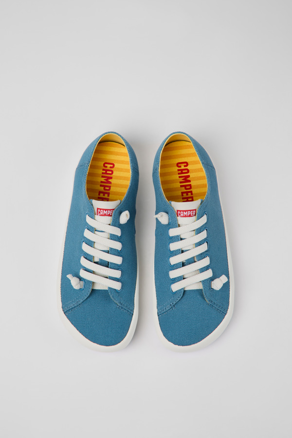 CAMPER Peu Rambla - Sneakers For Women - Blue, Size 37, Cotton Fabric