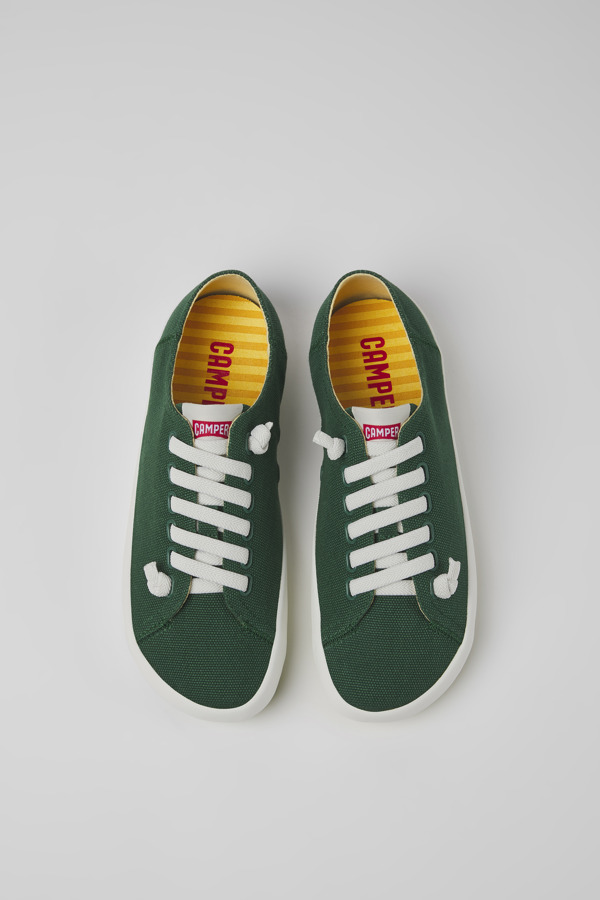 CAMPER Peu Rambla - Sneakers For Women - Green, Size 41, Cotton Fabric