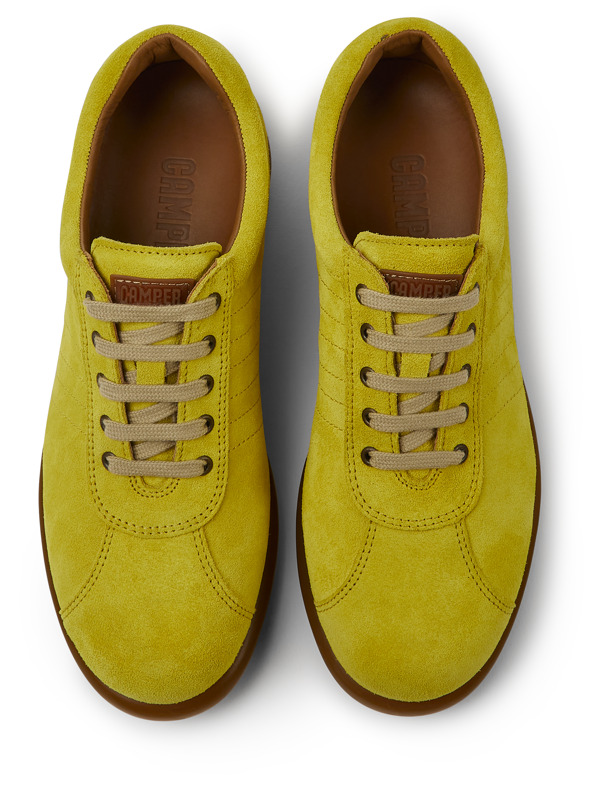  CAMPER Pelotas - Casual παπούτσια Για Γυναικεία - Κίτρινο, Μέγεθος 36, Suede - 5