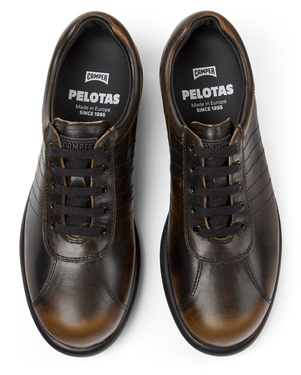  CAMPER Pelotas - Casual παπούτσια Για Γυναικεία - Μαύρο,Καφέ, Μέγεθος 36, Smooth leather - 5