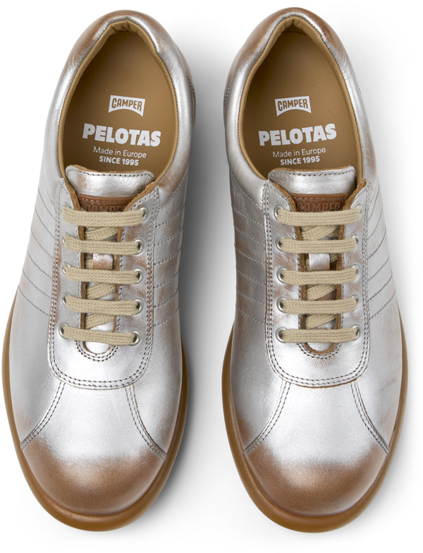 CAMPER Pelotas - Casual παπούτσια Για Γυναικεία - Γκρι,Καφέ, Μέγεθος 37, Smooth leather - 5