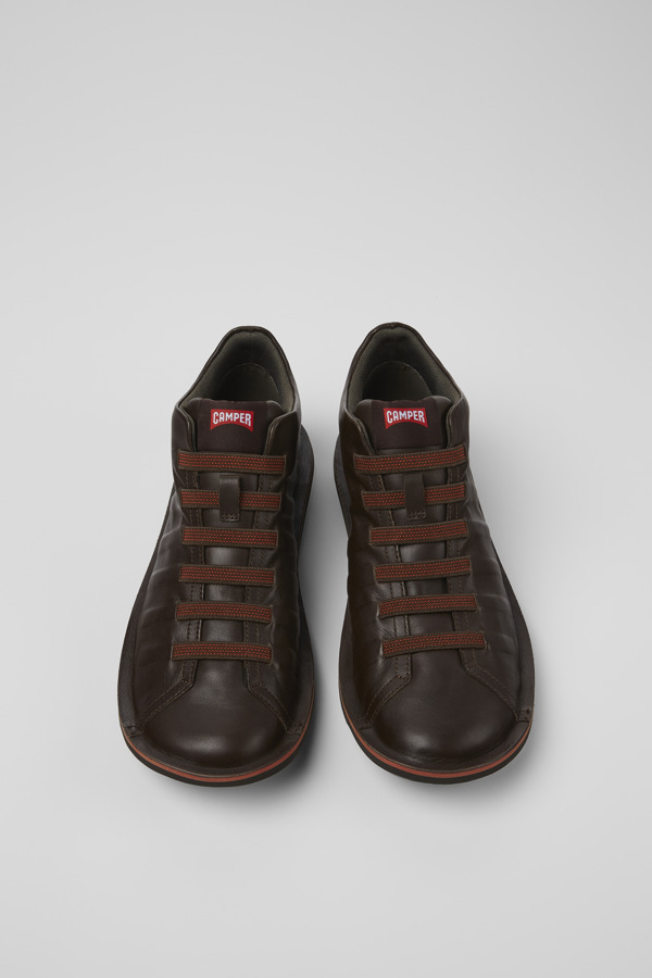 CAMPER Beetle - Bottines Pour Homme - Marron, Taille 39, Cuir Lisse