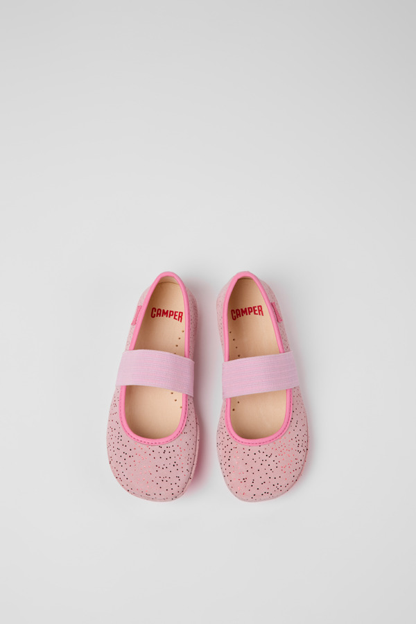 CAMPER Right - Ballerinas For Girls - Pink, Size 35, Suede