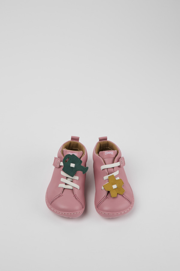 CAMPER Twins - Laarzen Voor Firstwalkers - Roze, Maat 21, Smooth Leather