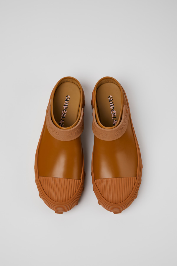 CAMPERLAB Traktori - Unisex Clogs - Bruin, Maat 41, Smooth Leather