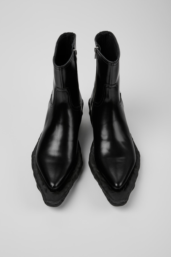 CAMPERLAB Venga - Unisex Elegante Schuhe - Schwarz, Größe 42, Glattleder