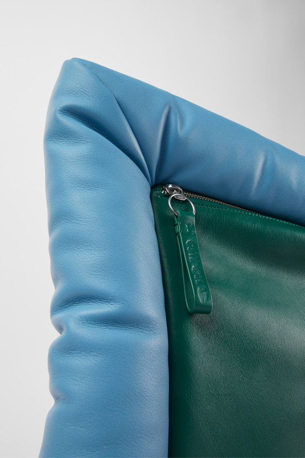 CAMPERLAB Buenasnoches - Unisex Taschen & Brieftaschen - Blau,Grün, Größe , Glattleder
