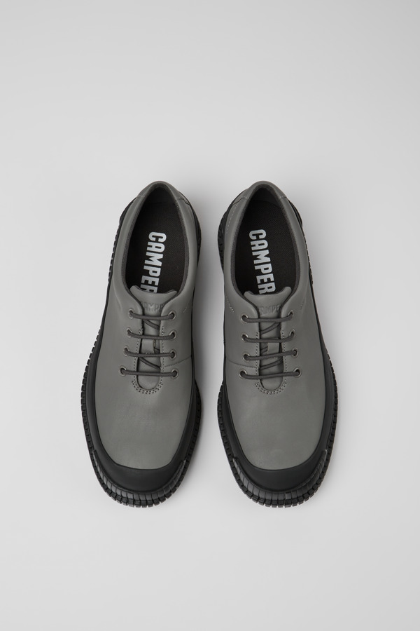 CAMPER Pix - Formal Shoes For Men - Grey,Black, Size 44, Smooth Leather