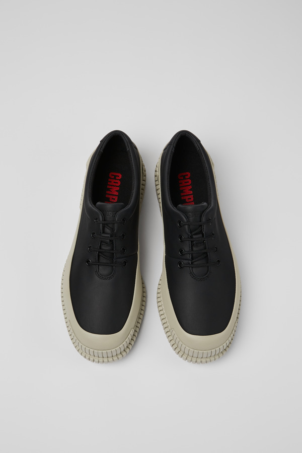 CAMPER Pix - Loafers For Men - Black,Grey, Size 42, Smooth Leather